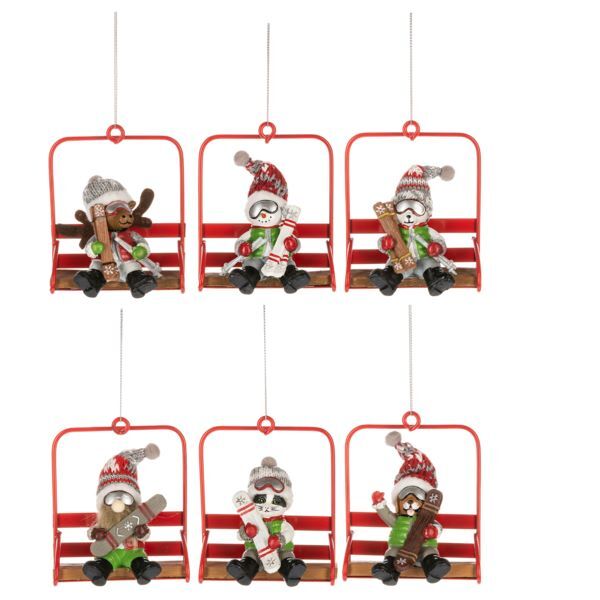 Ganz Ski Lodge Ornament Assortment