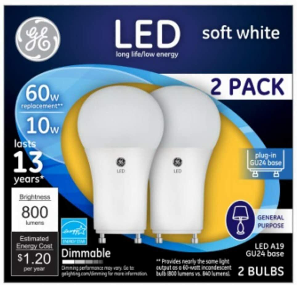 Ge Lighting 2Pk 10W Sw A19 - Bulb (1 Unit)