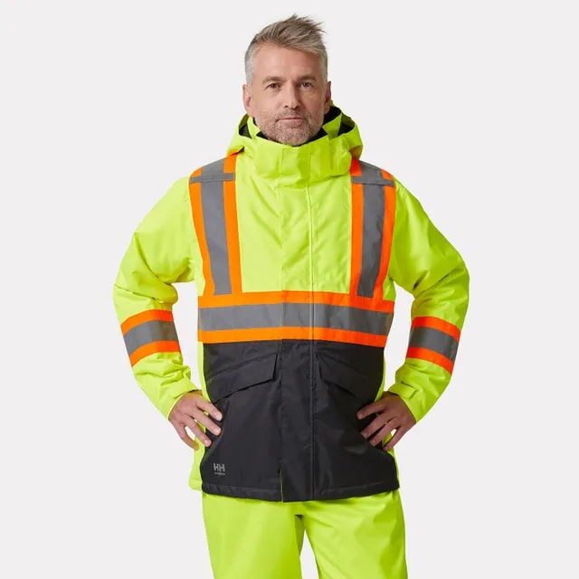 Helly Hansen Men's Alta Hi Vis Waterproof Insulated Winter Jacket CSA