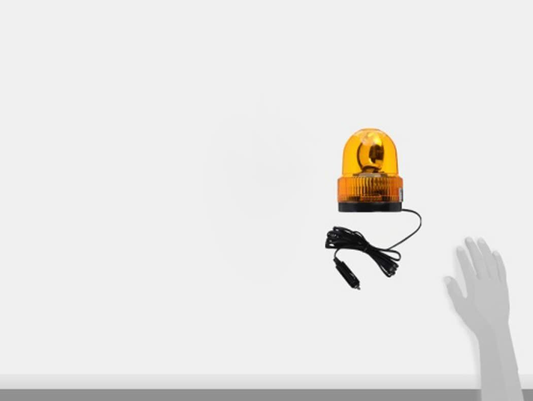 Uriah Cigarette Adapter Rotating Amber Beacon