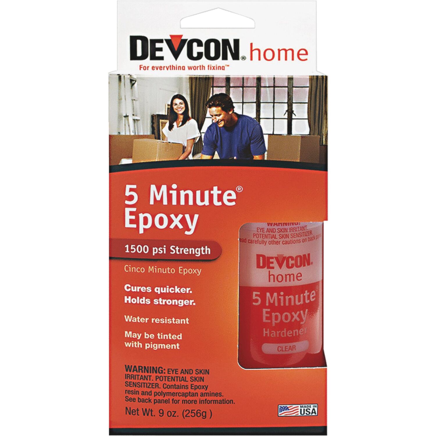 Devcon 5 Minute Epoxy, 9-Oz