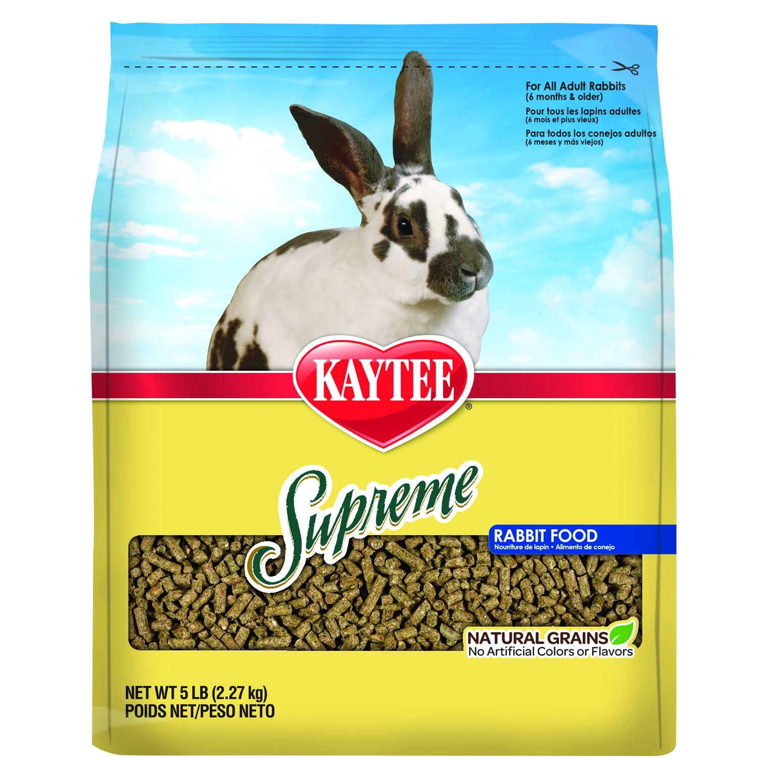 Kaytee Supreme Rabbit Food, 5-Lb