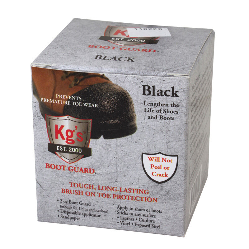 Kg's Black Boot Guard, 2-Oz