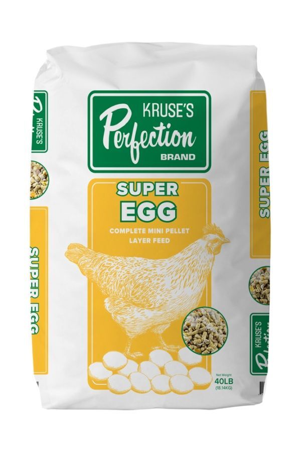 Kruse's Perfection Super Egg Complete Mini Pellet Layer Feed, 40-Lb
