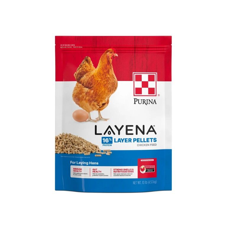 Purina Layena Pellets 16% Layer Hen Feed, 10-Lb