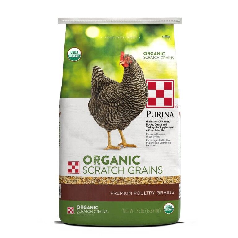 Purina Organic Scratch Grains, 35-Lb