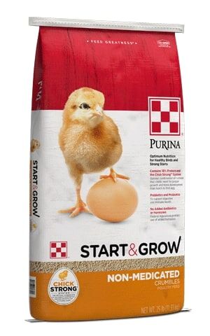Purina Start & Grow Chick Feed Non-Medicated, 50-Lb
