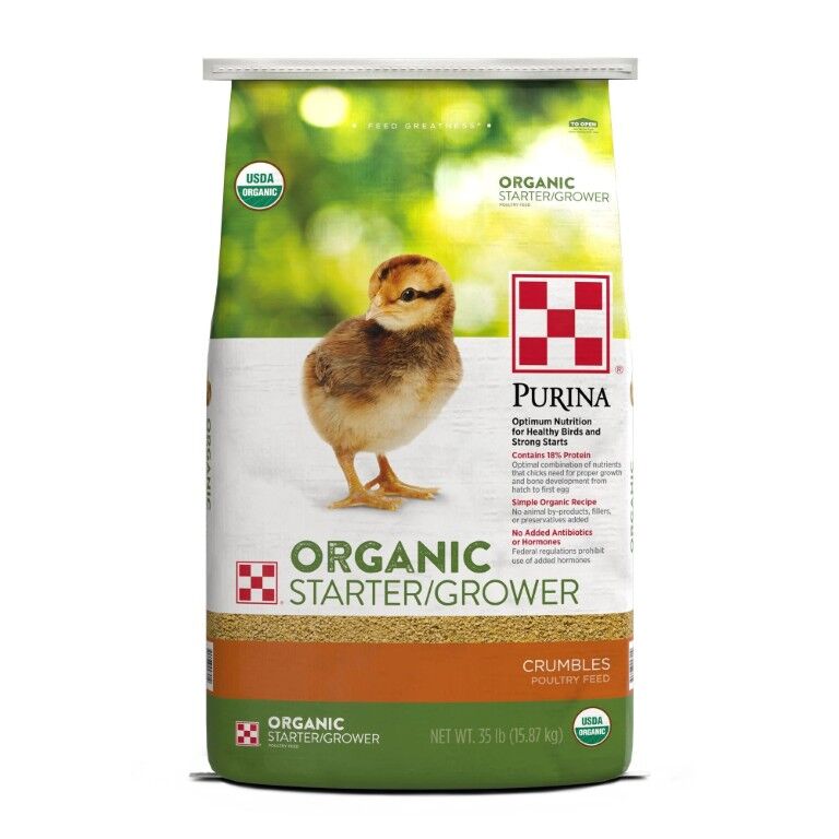 Purina Organic Starter-Grower, 35-Lb