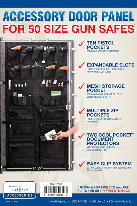 Liberty Safe 50 Tall Safes Accessory Door Panel Organizer