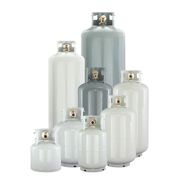 Worthington Steel Portable Propane Tank, 30-Lb