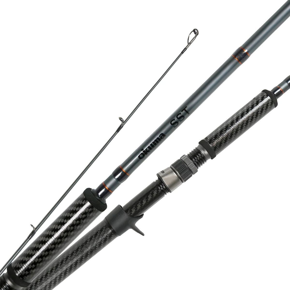 Okuma SST "a" Carbon Grip 2-Piece Medium Spinning Rod, 9-Ft 6-In