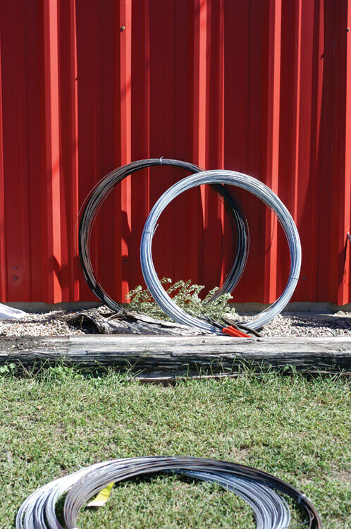 OK Brand Galvanized Catchweight Smooth Wire Coil, 12 Gauge x 3,400-Ft