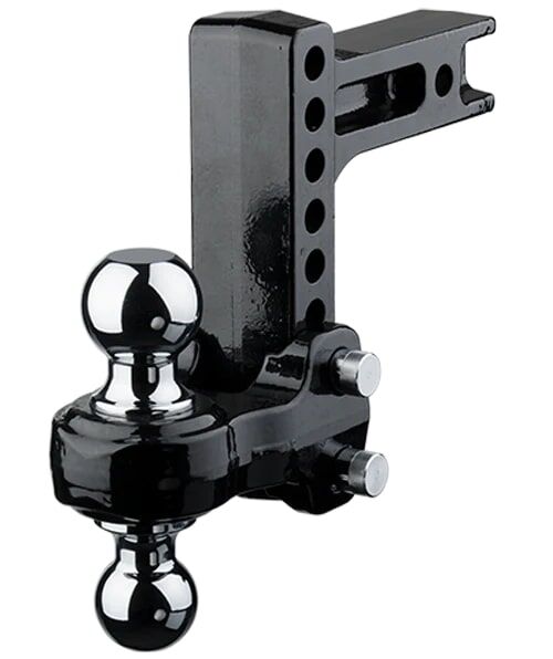 Fastway Slash Steel Ball Mount, 6-In Drop, 2-In Receiver