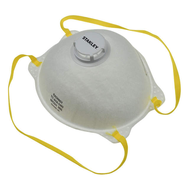 Radians Stanley N95 Valved Particulate Respirator