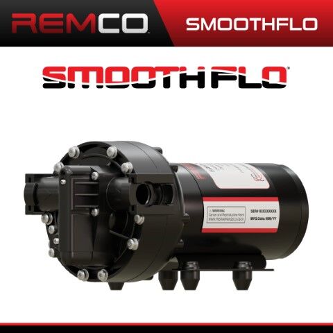Remco Professional Grade SmoothFlo 5900 Sprayer Pump, 12-V, 7-GPM, 60-PSI, 3/4-In QA Port