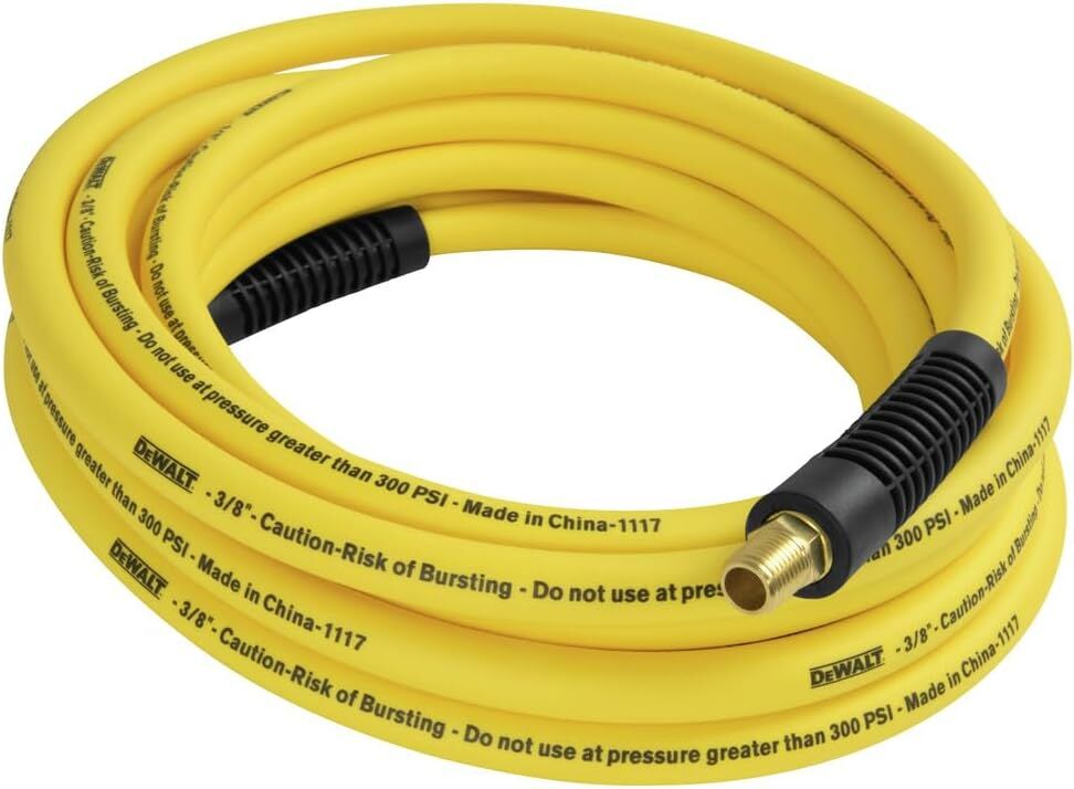 DeWALT Premium Hybrid Air Hose, 3/8-In x 25-Ft