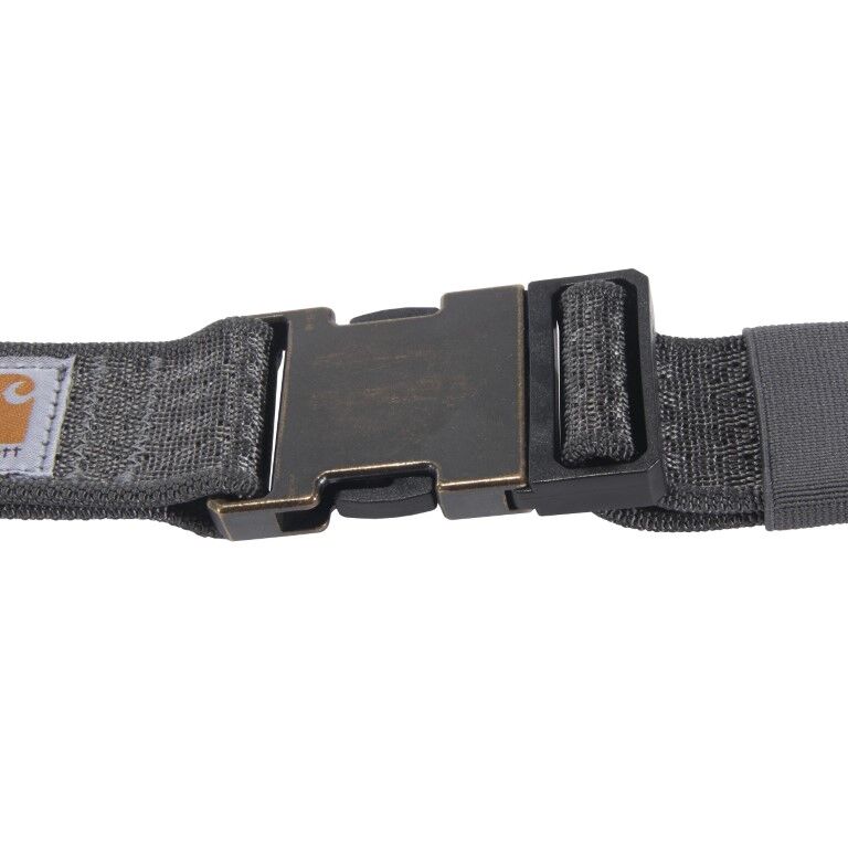 Carhartt Men's Rugged Flex Nylon Webbing Belt in Gravel
