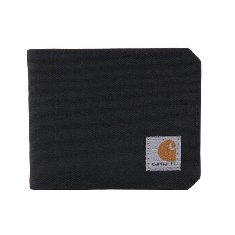 Carhartt Men's Nylon Duck Bifold Wallet in Black
