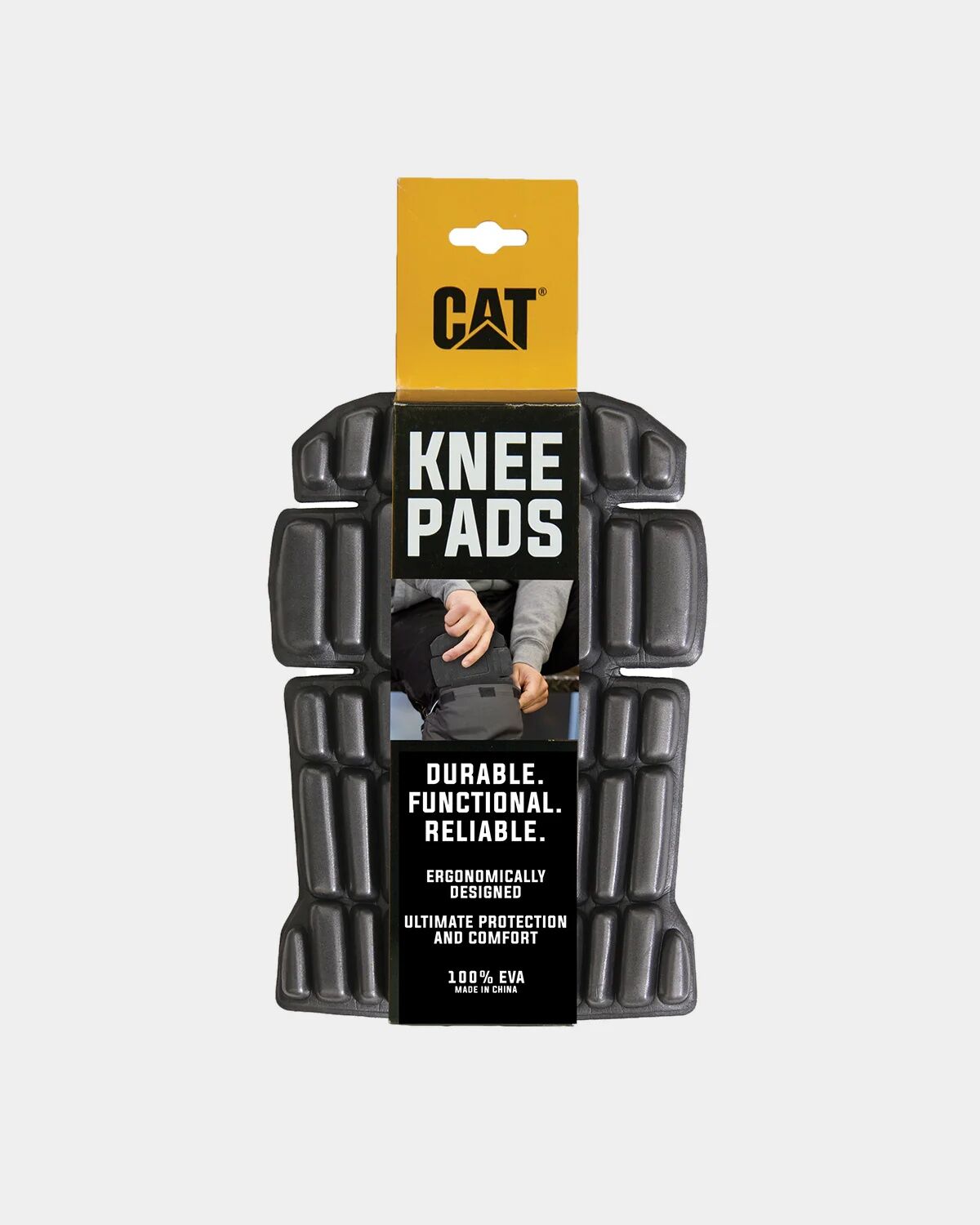 CAT Insertable Black Knee Pads