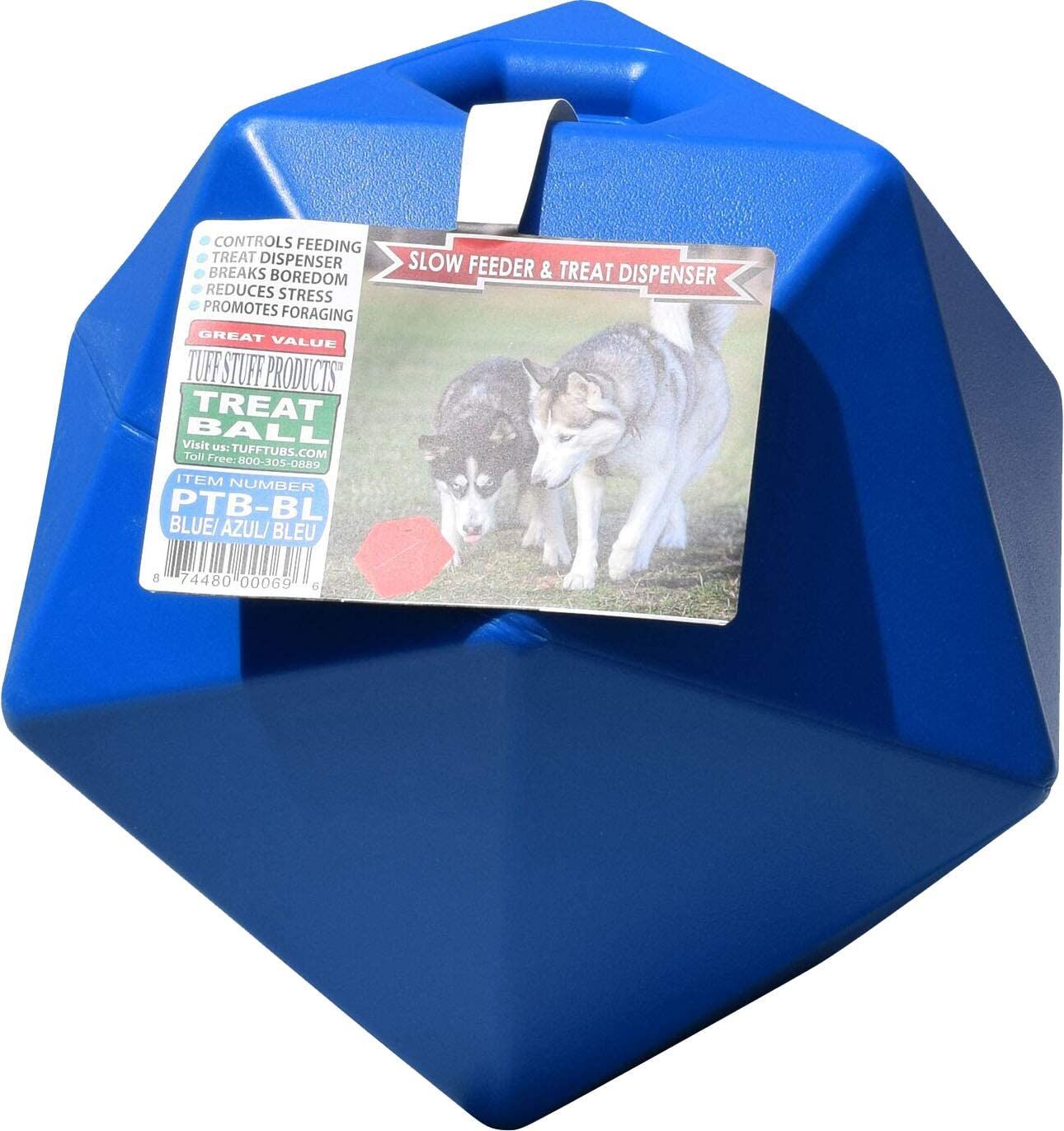 Tuff Stuff Products Blue Treat Ball