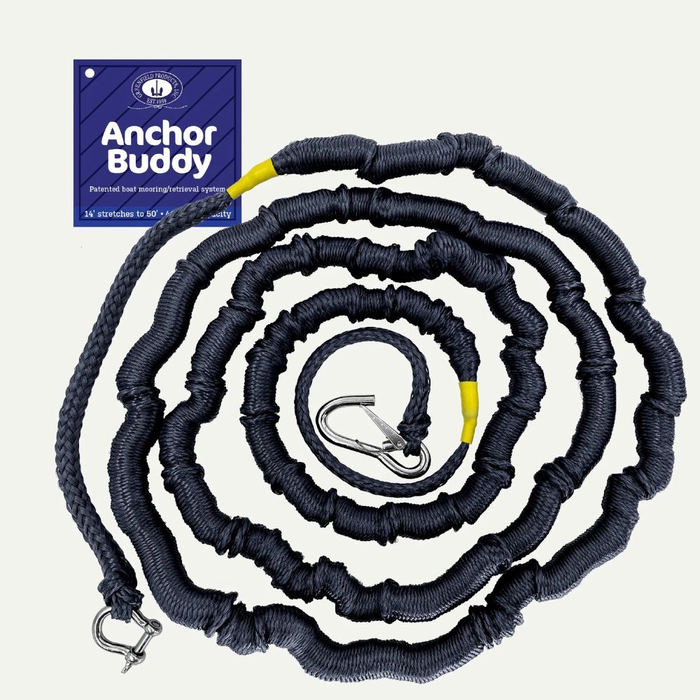 Greenfield Products Anchor Buddy Bungee Anchor Line, 14-Ft to 50-Ft Stretch