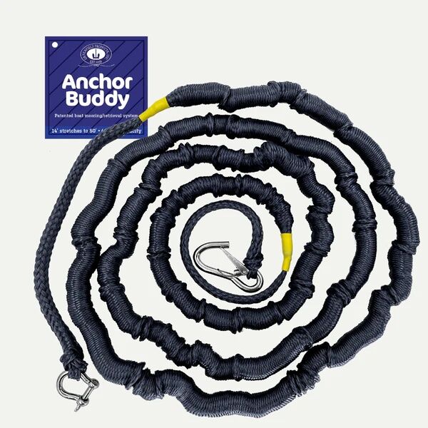 Greenfield Anchor Buddy Bungee Line for Boats, 14-50-Ft