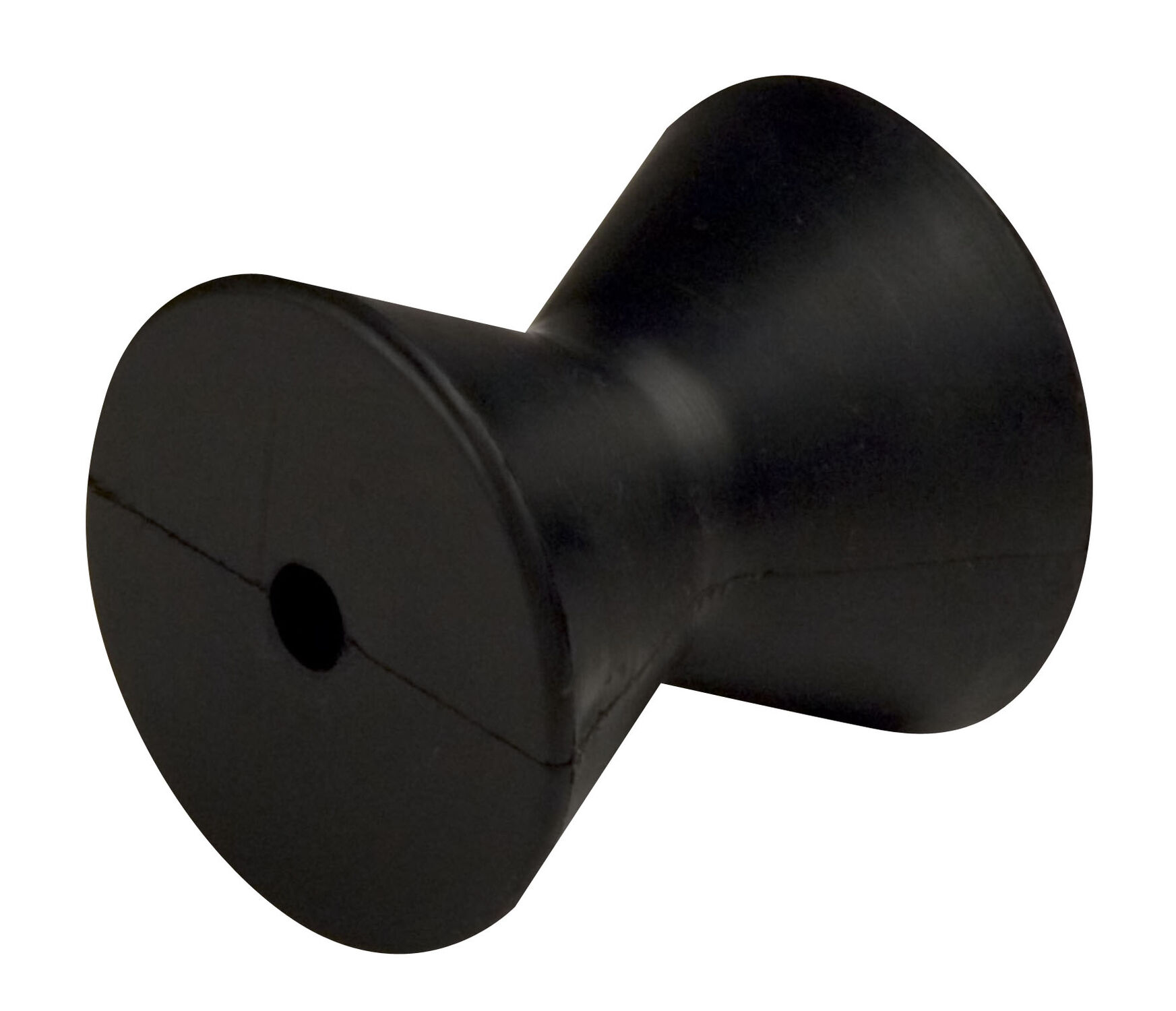 C. E. Smith Black Natural Rubber Bow Roller, 4-In