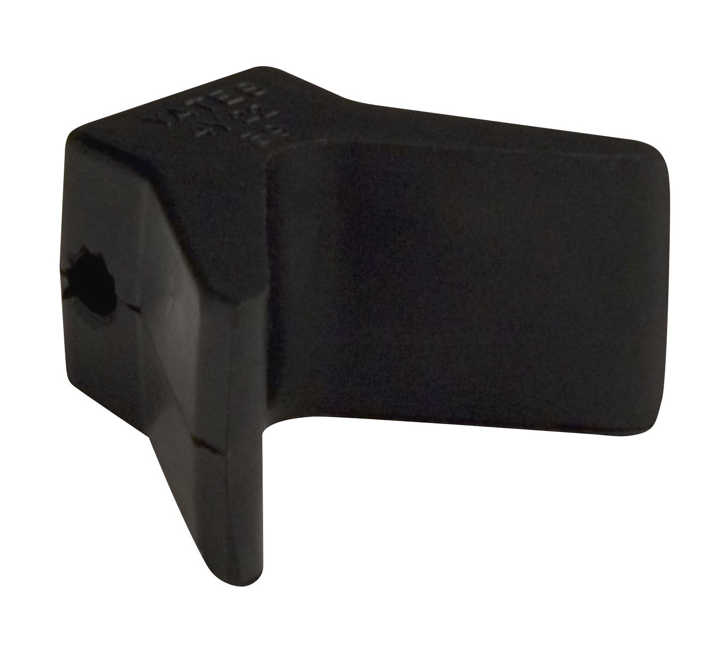 C.E. Smith Black Natural Rubber Bow Y Stop, 2-In X 2-In