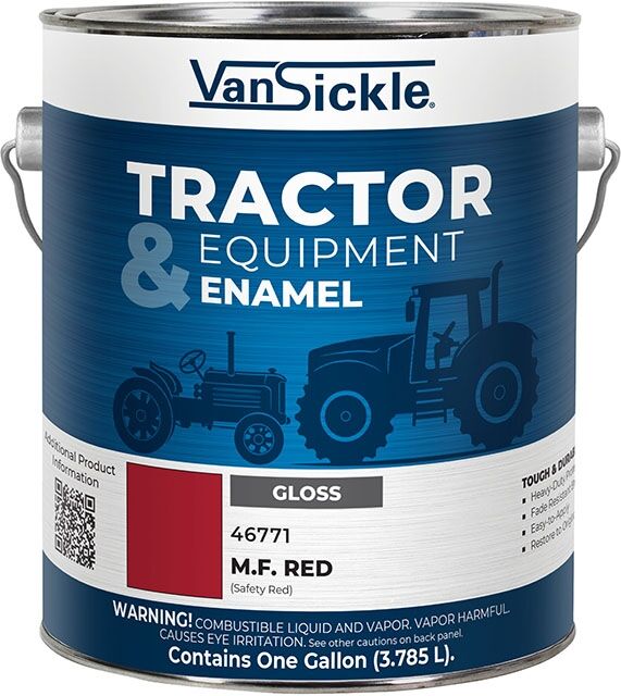 Van Sickle Tractor & Equipment Enamel Paint, Gloss I.H. Red, 1-Qt