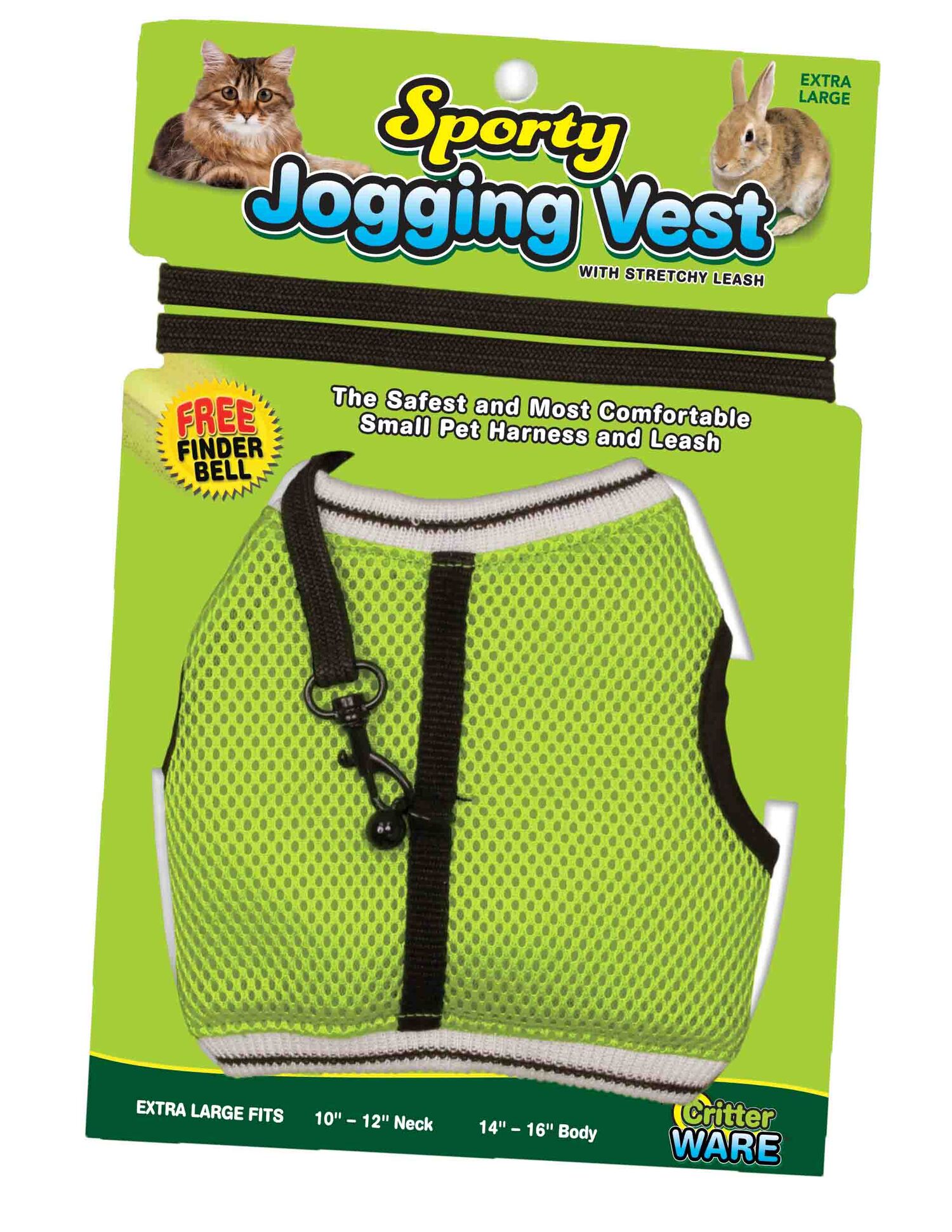 Sporty Jogging Vest, Xlarge