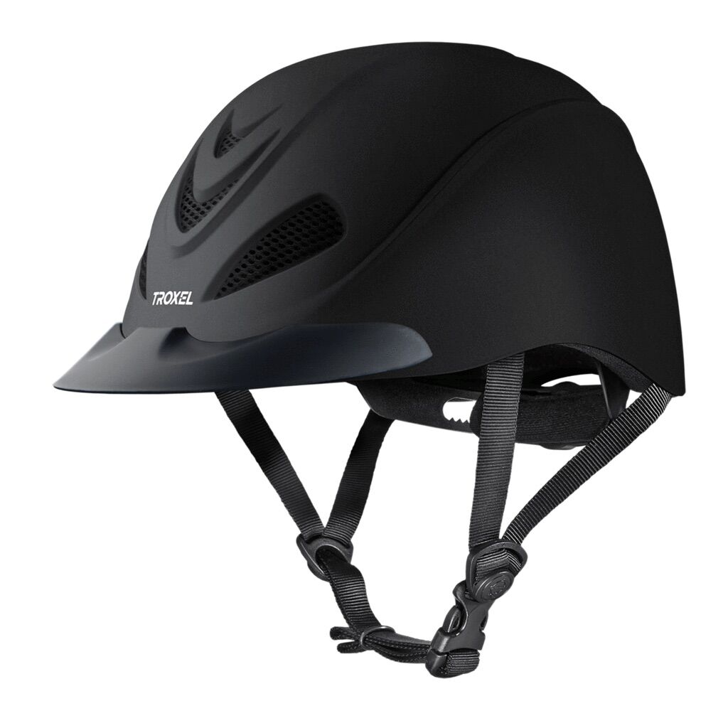 Troxel Liberty Riding Helmet in Black, Medium