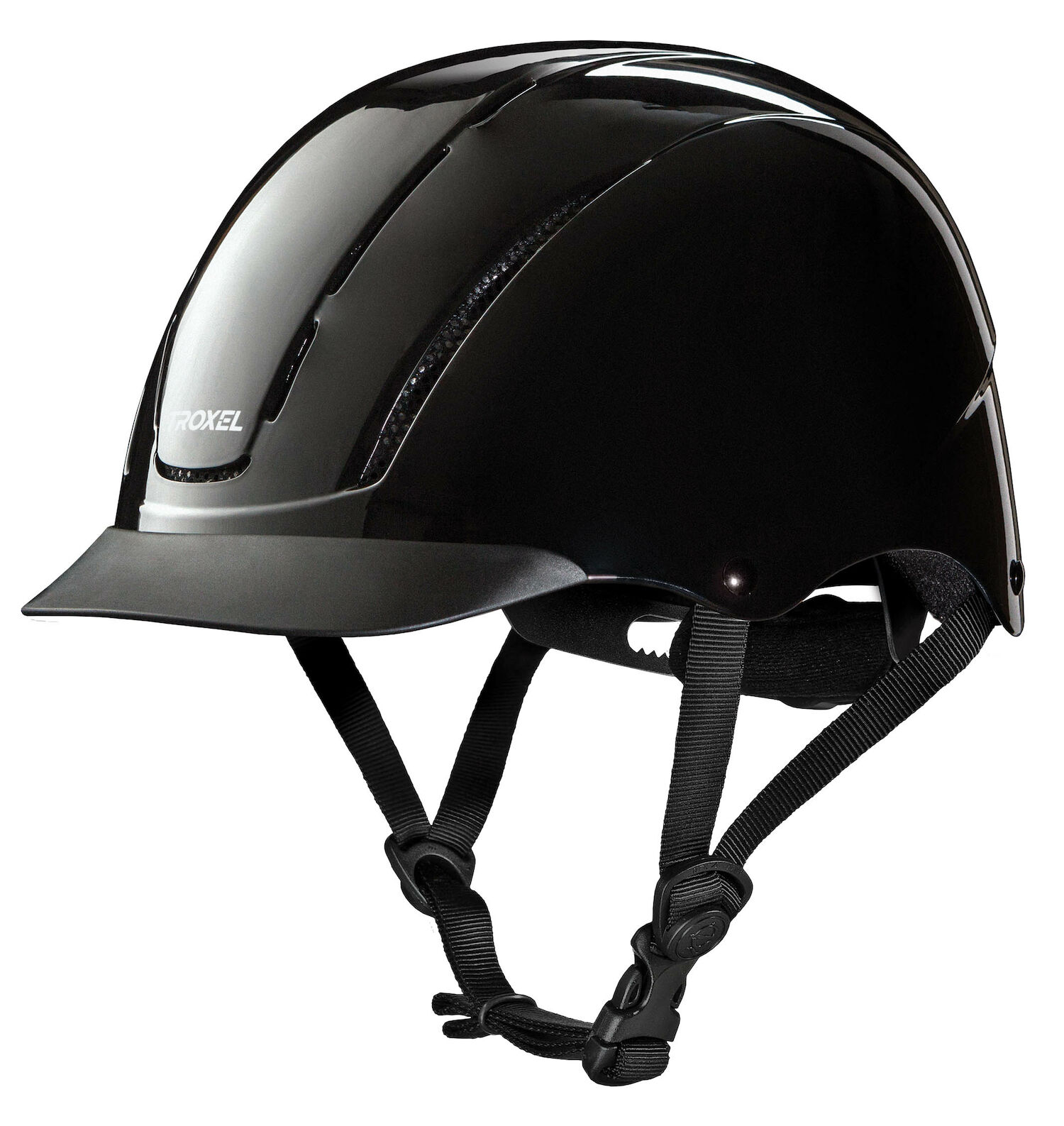 Troxel Spirit Low Profile Riding Helmet in Black, Extra Small