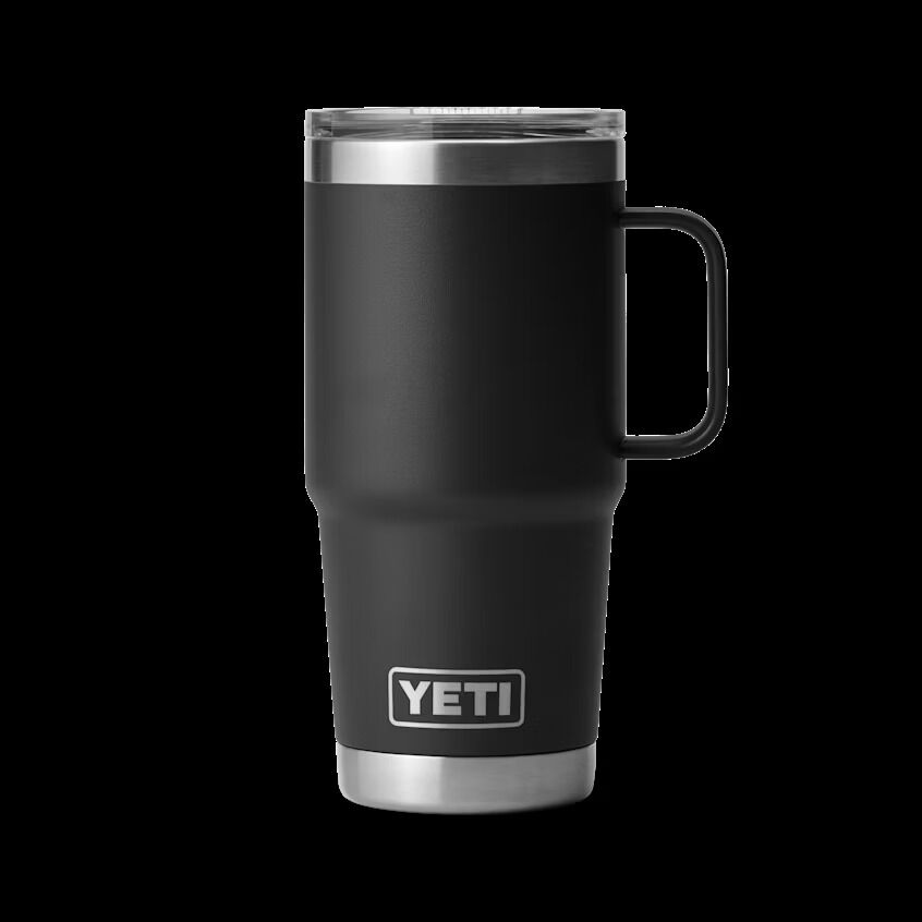 YETI Black Travel Mug, 20-Oz