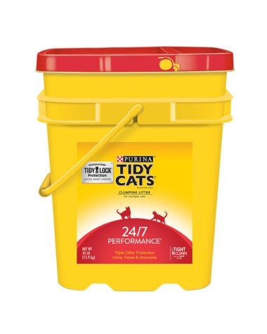 Tidy Cats 24/7 Performance Clumping Cat Litter, 35-Lb Bucket
