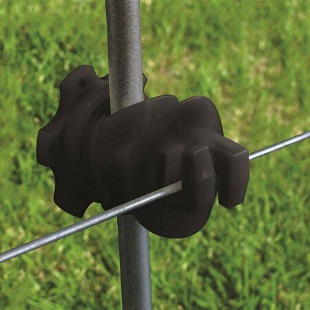 Patriot Rod Post Insulators in Black, 25-Pk