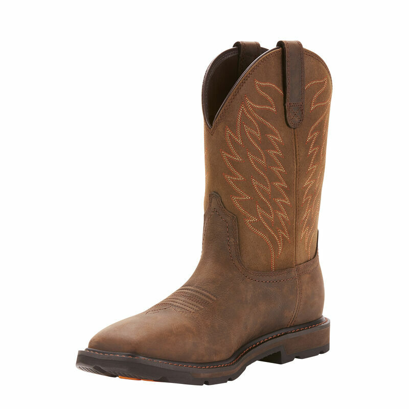 Ariat Men's Groundbreaker Wide Square Toe Waterproof Work Boot