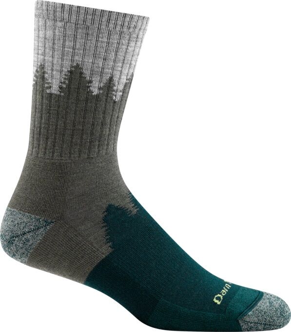Number 2 Micro Crew Cushion Sock in Green