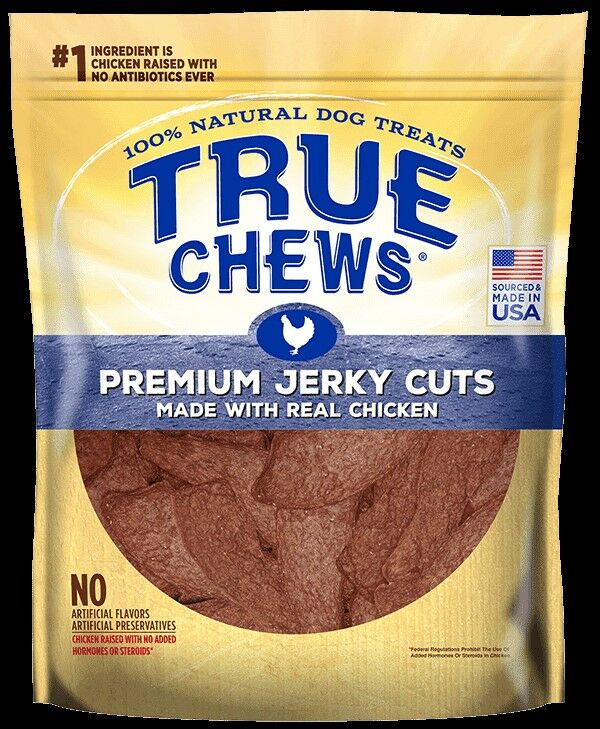 Premium Real Chicken Jerky Bites Dog Treats, 12-Oz