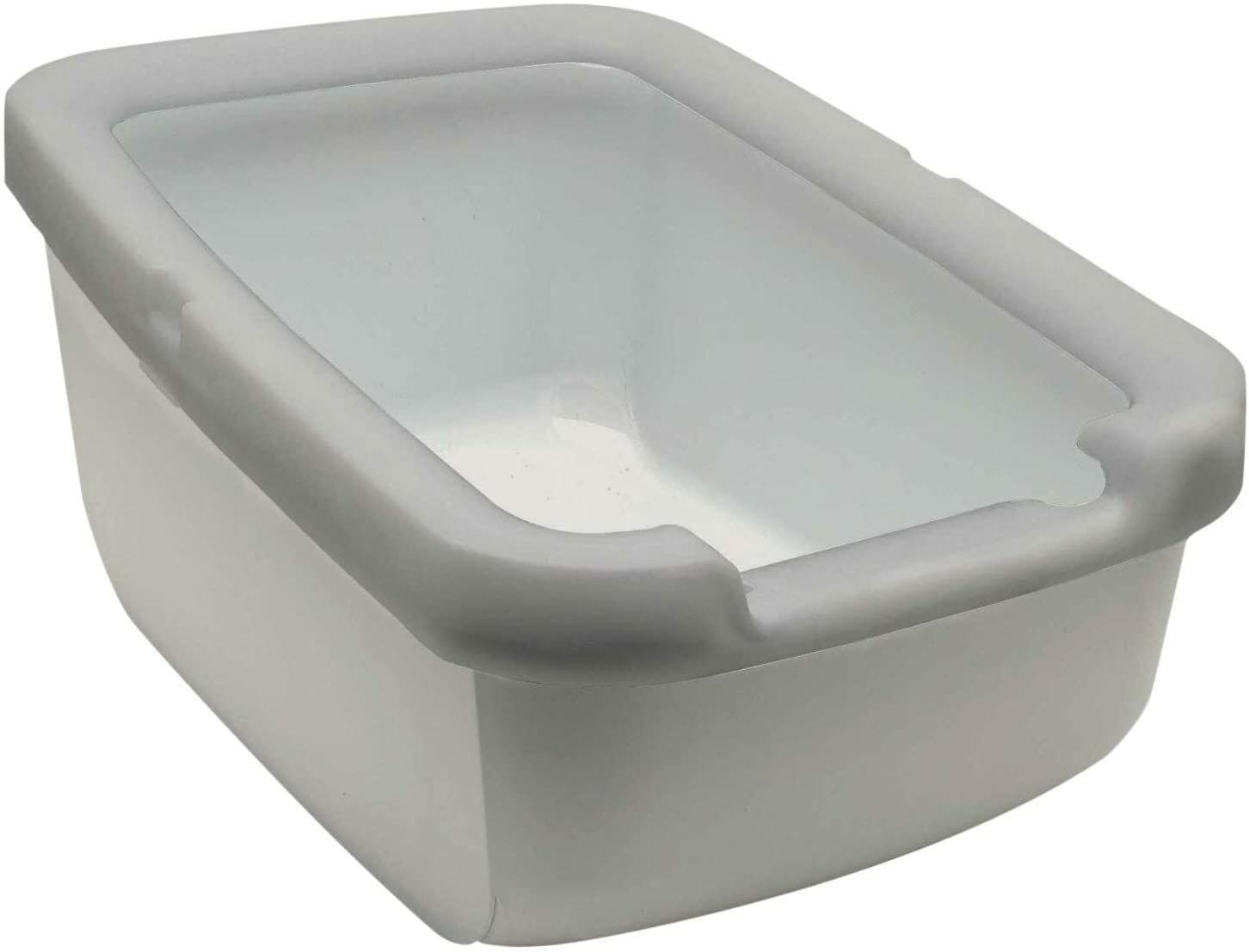 Litter Pan with Shield Rim
