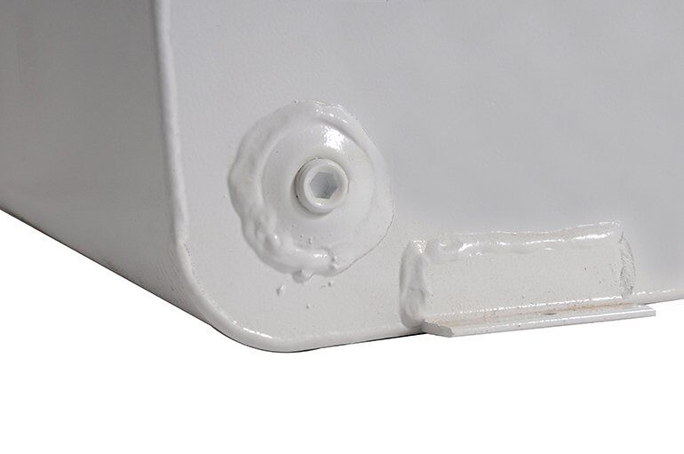 Dee Zee Rectangle Transfer Tank In White Steel, 108-Gal