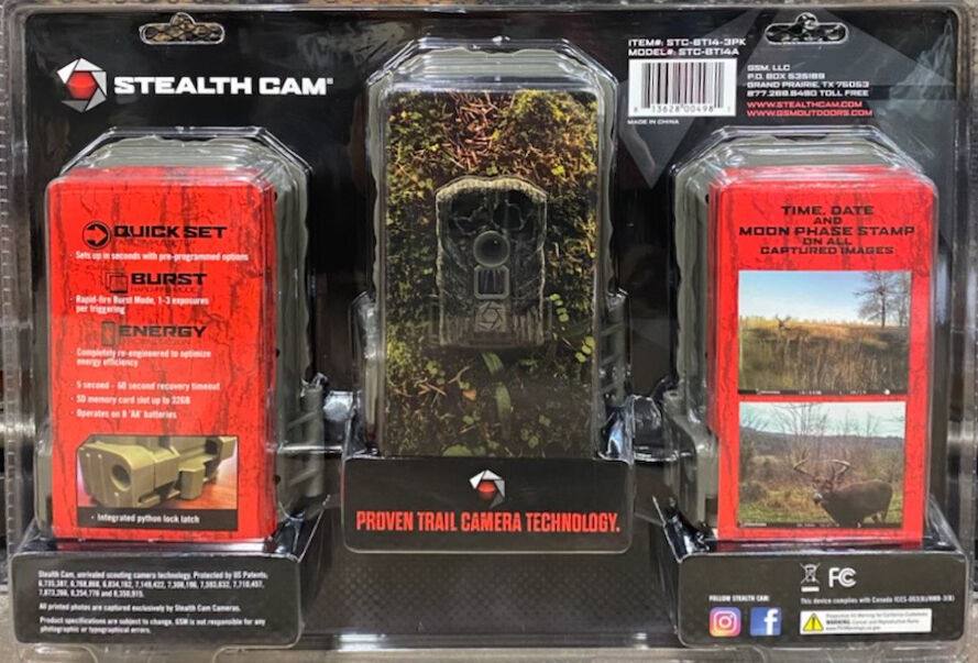 FX Shield Infrared Trail Camera, 3-Pk