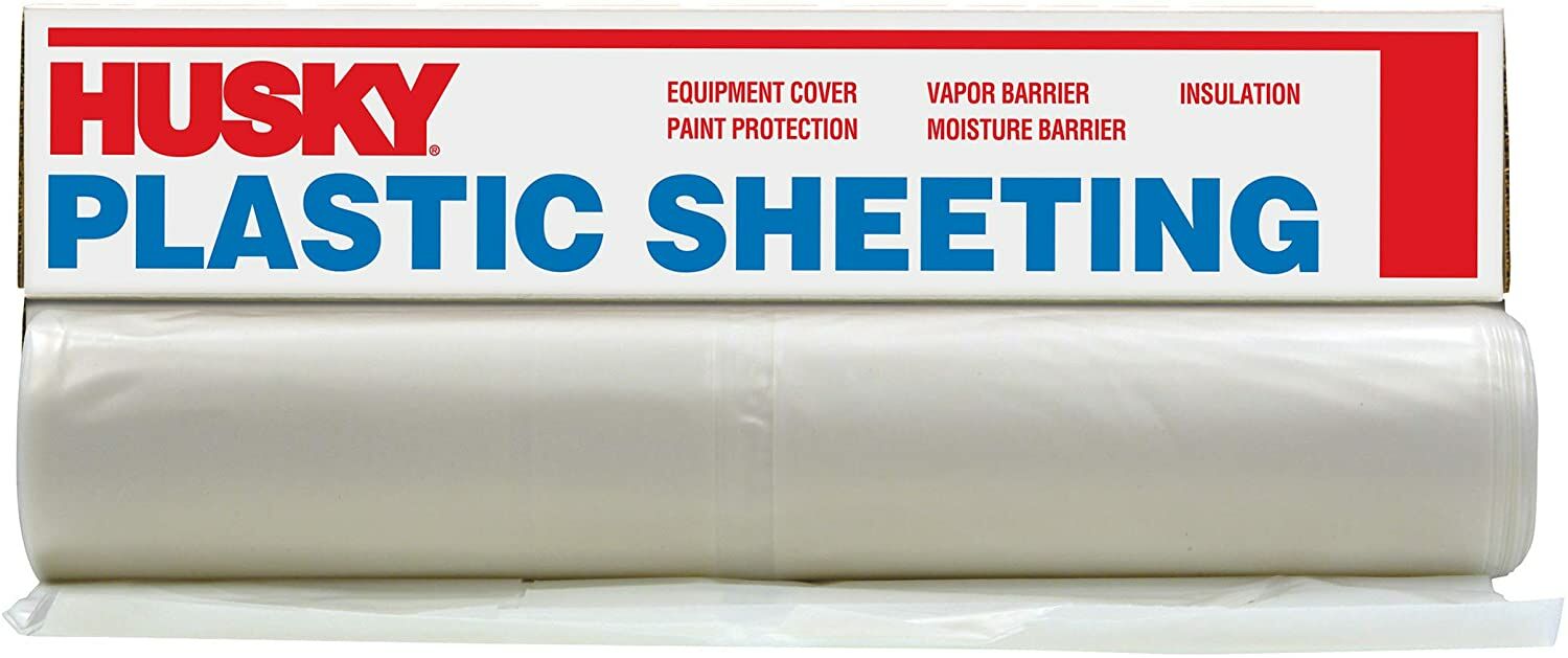 12-Ft x 50-Ft 6-Mil Clear Poly Medium Duty Sheeting