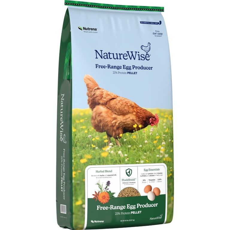 Nutrena NatureWise Free-Range Egg Producer 21% Protein Pellet, 50-Lb