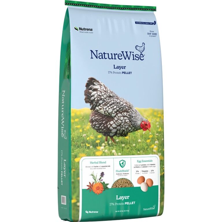 Nutrena NatureWise Layer 17% Protein Pellet, 40-Lb