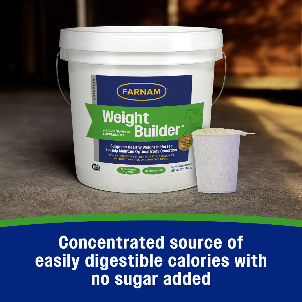 Farnam Weight Builder Equine Supplement, 7.5-Lb