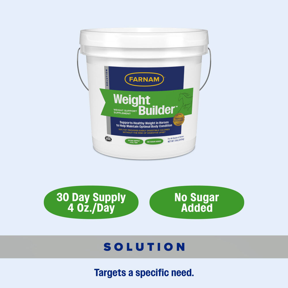 Farnam Weight Builder Equine Supplement, 7.5-Lb