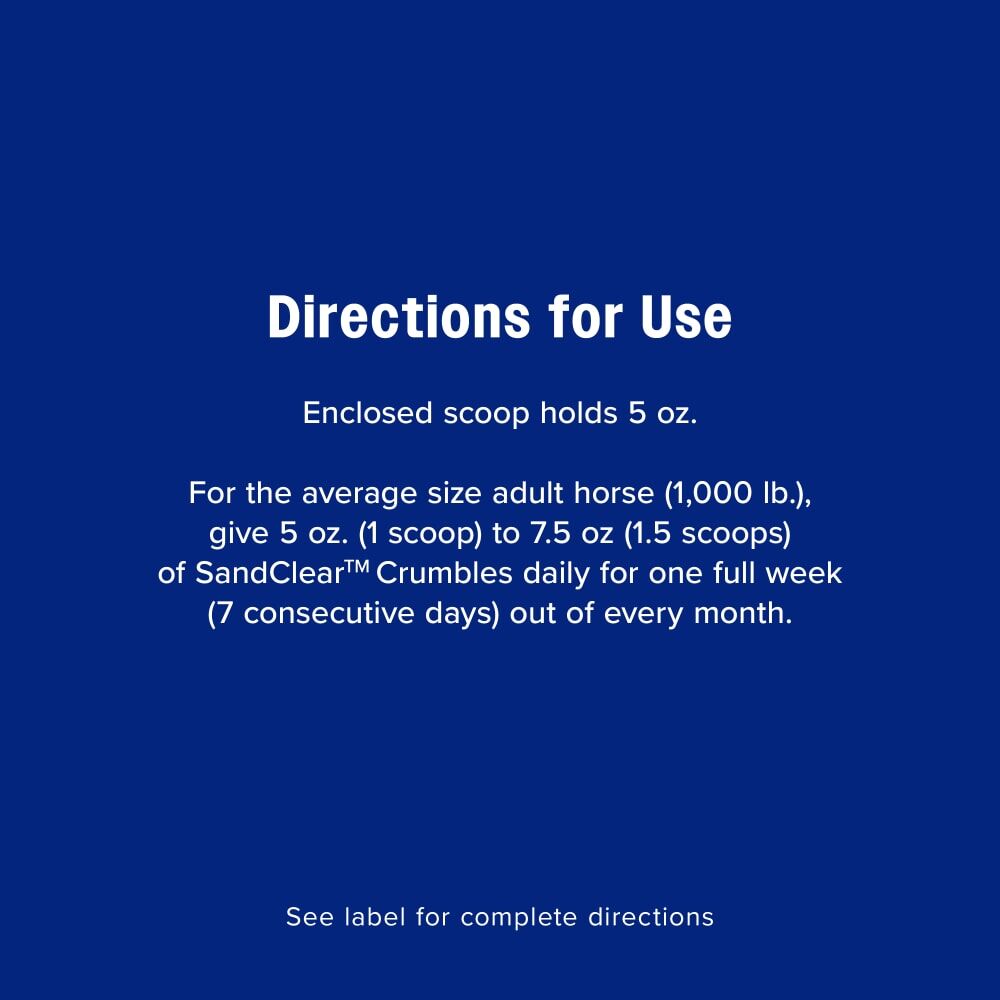 Farnam SandClear Natural Psyllium Crumbles, 20-Lb