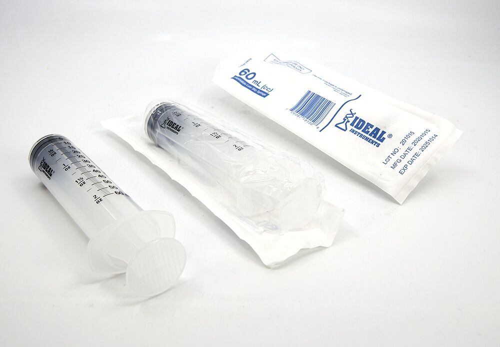 Neogen Ideal Disposable Luer Slip Syringes, 60-cc, 20-Pk