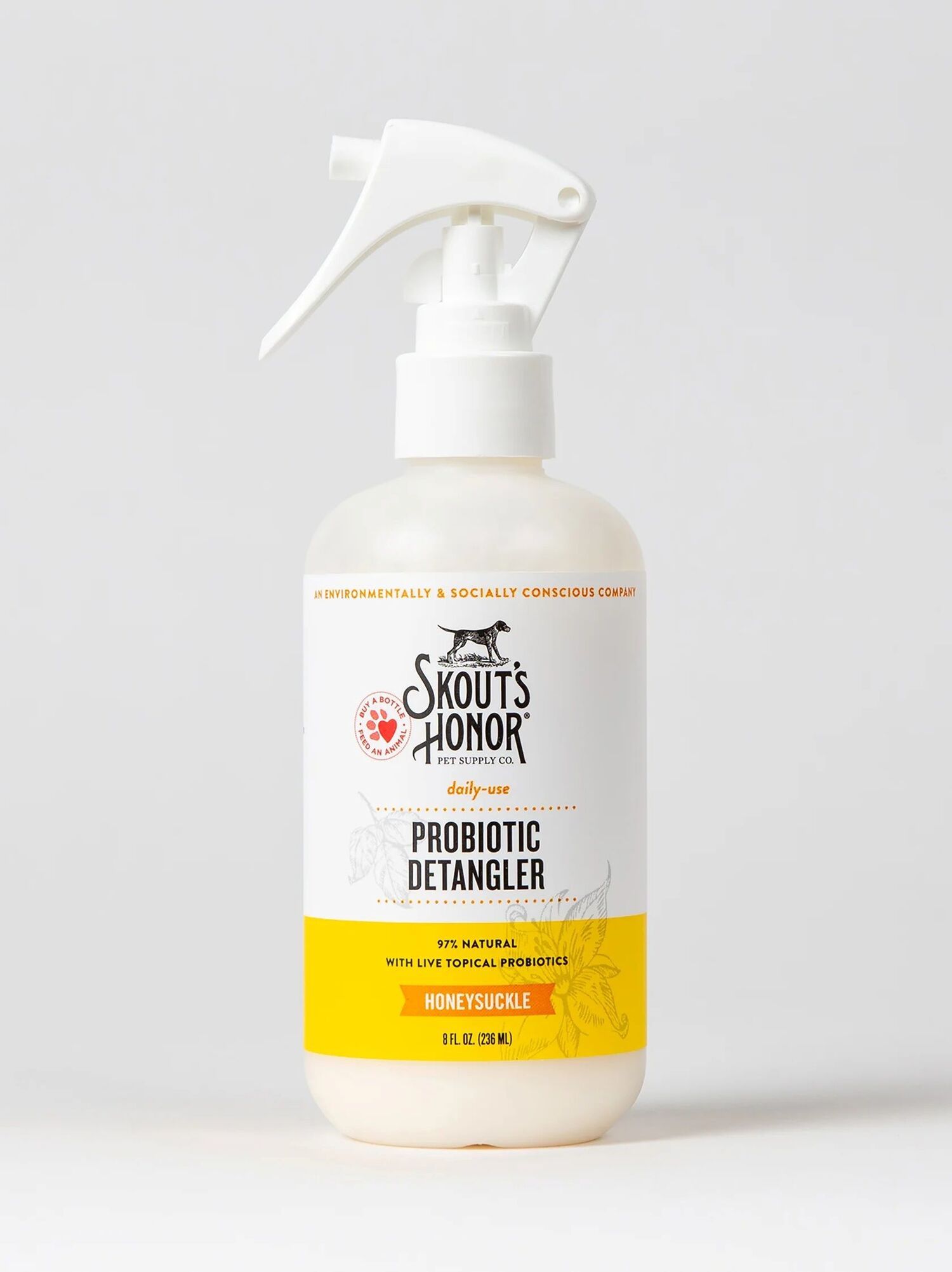 Skout's Honor Probiotic Detangler Honeysuckle, 8-Oz