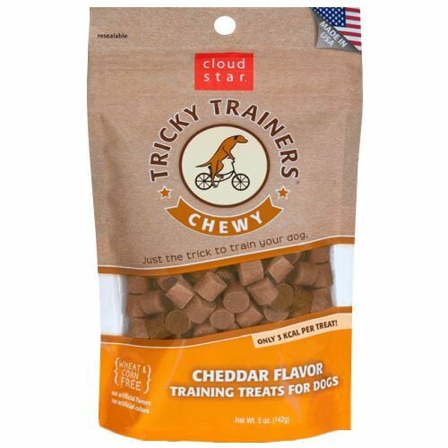 Cloud Star Tricky Trainers Chewy Training Treats For Dogs - Cheddar, 14 oz